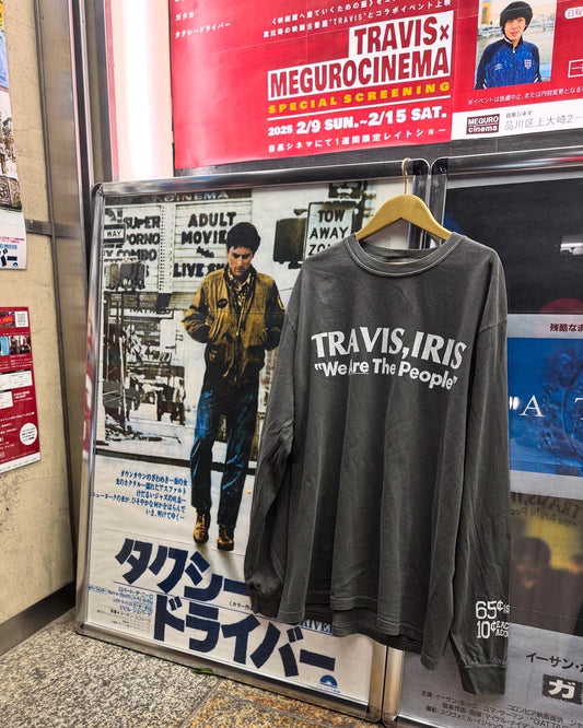 TRAVIS / TRAVIS,IRIS Long Sleeve Tee ~CHARCOAL【SCENE10】