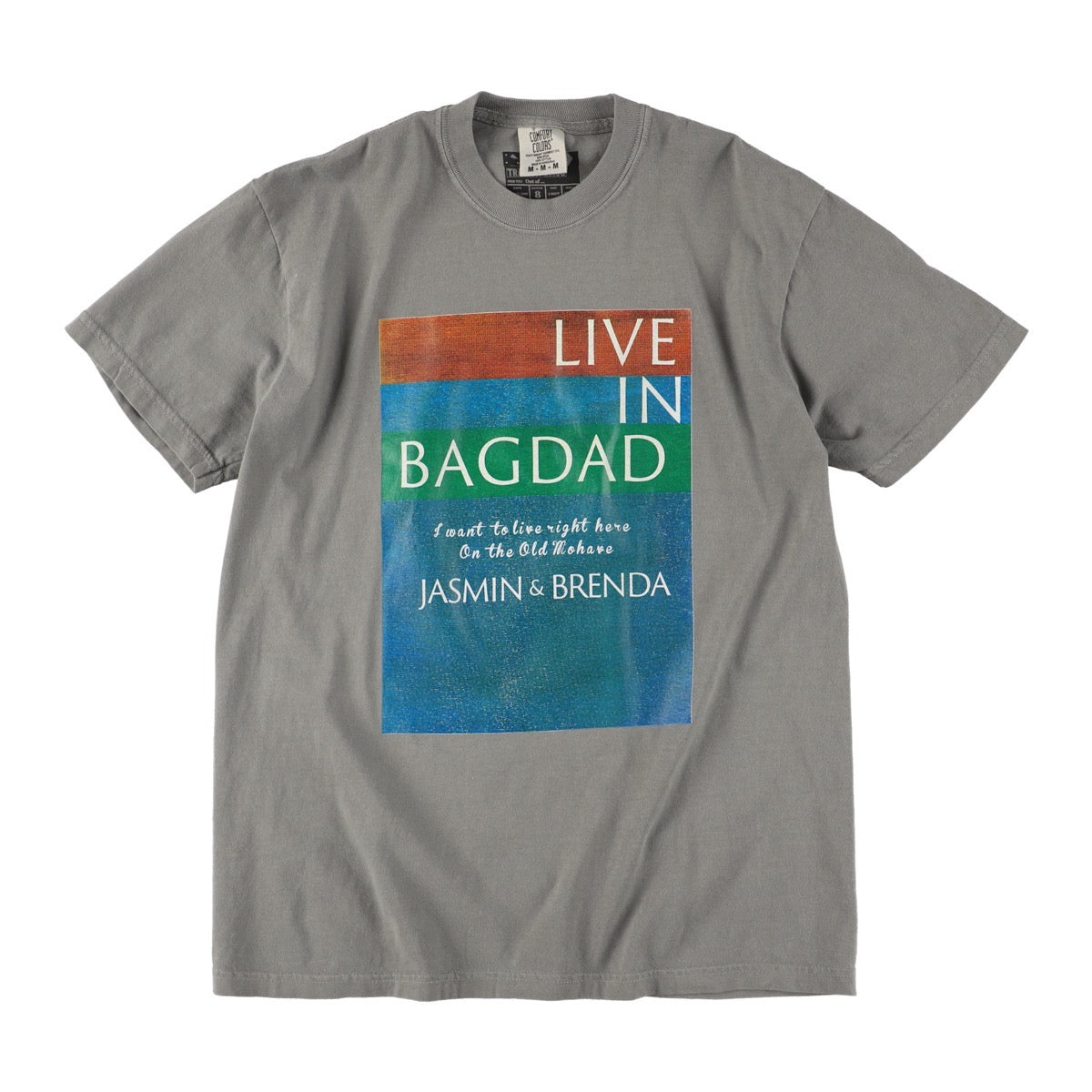 TRAVIS / LIVE IN BAGDAD T-shirt ~GRAY【SCENE8】