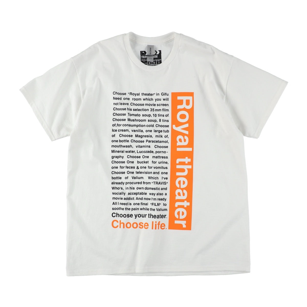 TRAVIS / ROYAL THEATER T-shirt ~ WHITE【SCENE0-1】