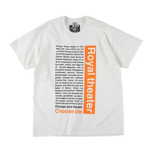 TRAVIS / ROYAL THEATER T-shirt ~ WHITE【SCENE0-1】