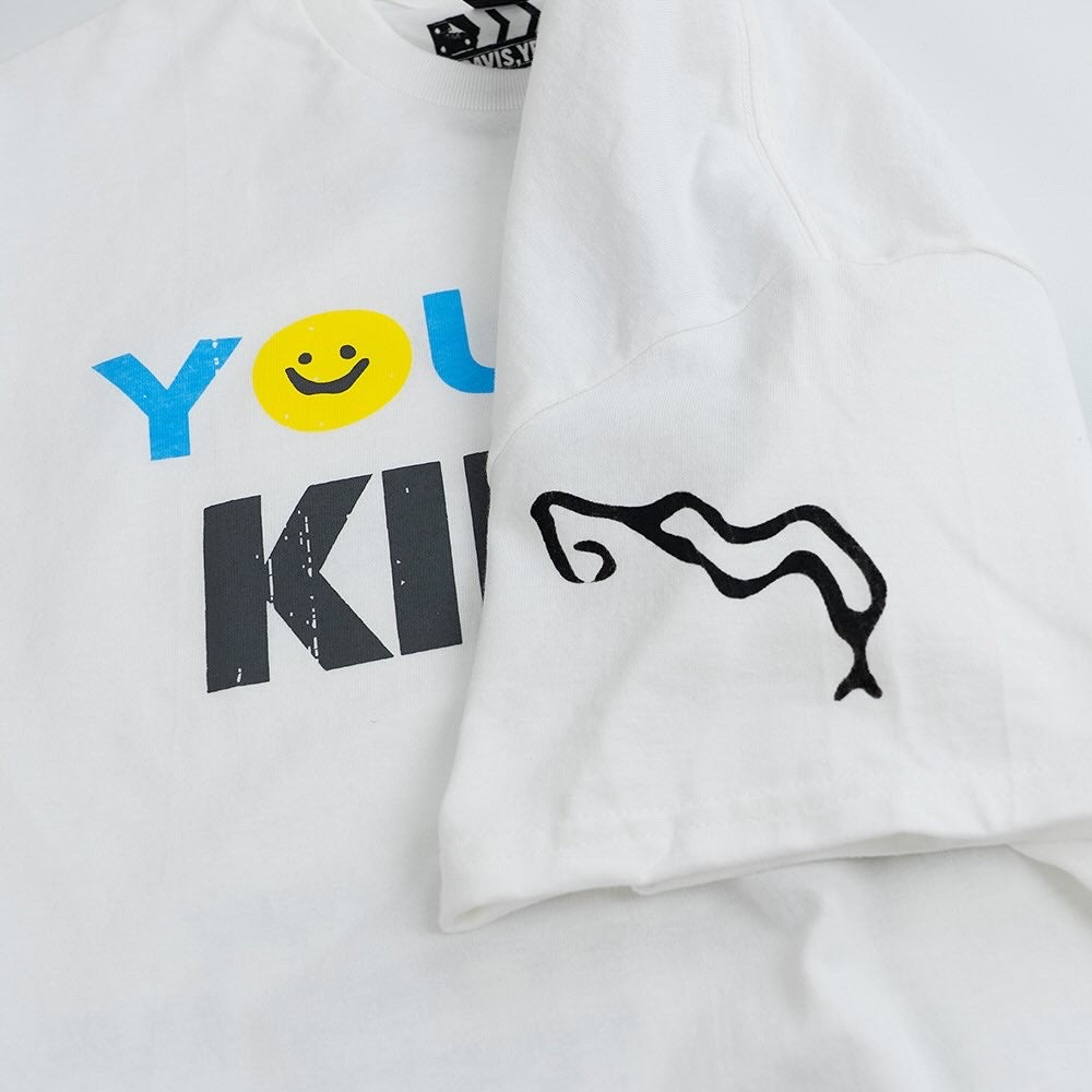 × KIDDO / Y☺︎U & ME T-shirt ~WHITE 【SCENE0】