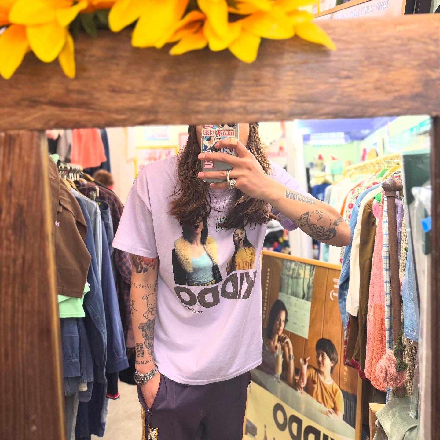 × KIDDO / ZE KOMT! T-shirt ~L.PURPLE【SCENE0】