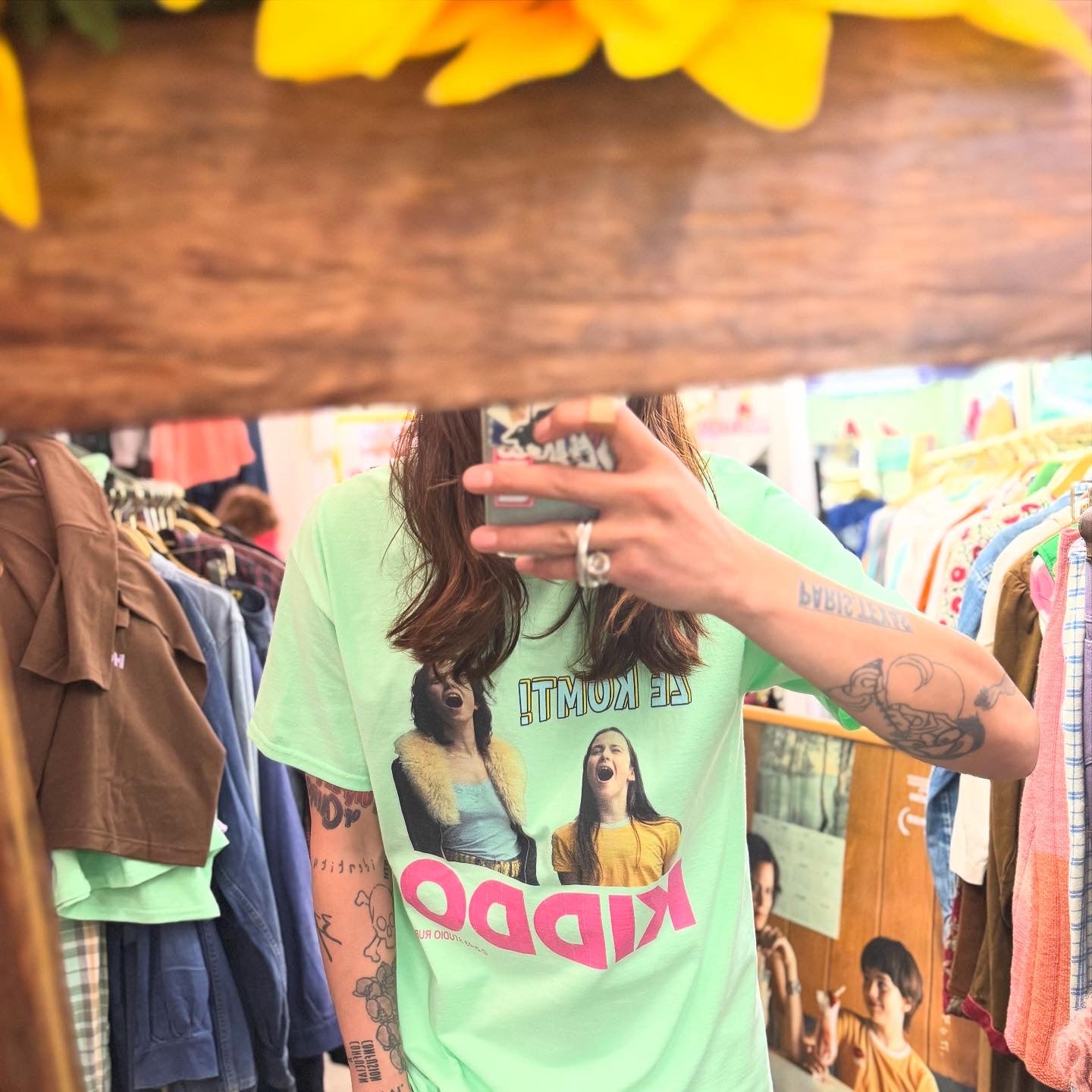 × KIDDO / ZE KOMT! T-shirt ~L.GREEN【SCENE0】