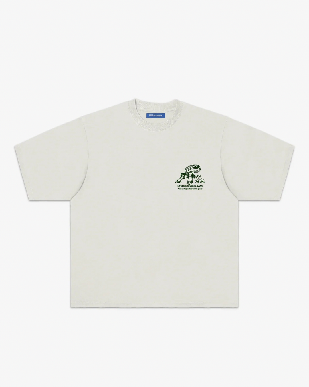 【MUSEUM OF SCIENCE FICTION】Ghost T-Shirt/ BEIGE【SCRT】
