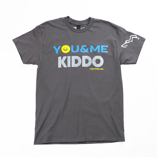× KIDDO / Y☺︎U & ME T-shirt ~CHARCOAL 【SCENE0】