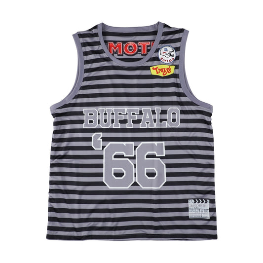 TRAVIS / BILLY & LAYLA '66 Basketball Jersey ~GY&BK BORDER【SCENE6】