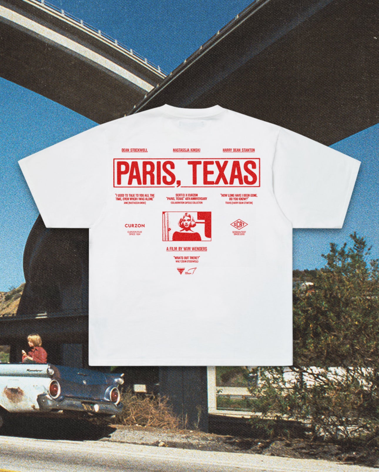 SCRT / Travis Tee "Official/Limited"【PARIS,TEXAS】