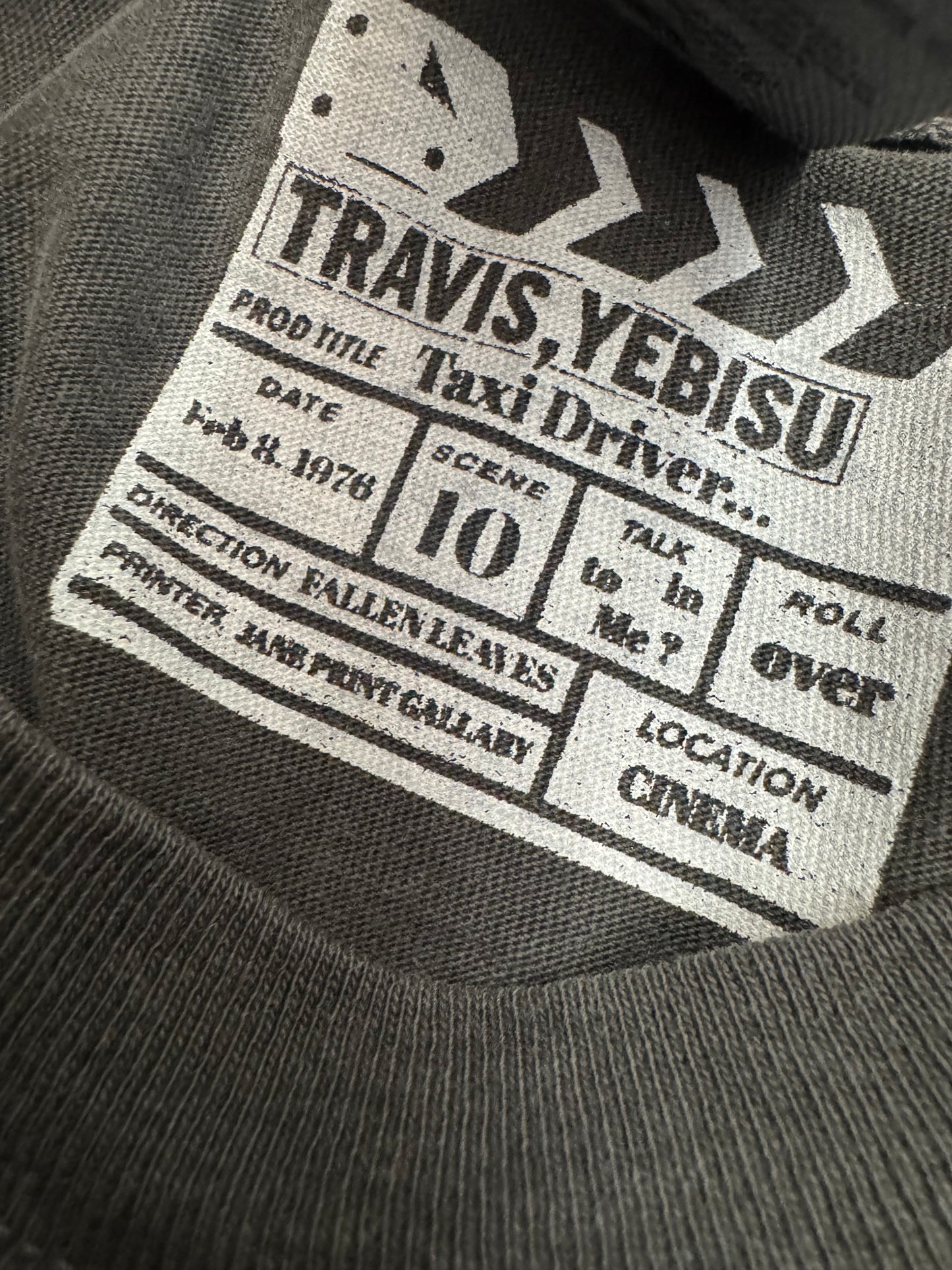 TRAVIS / TRAVIS,IRIS Long Sleeve Tee ~CHARCOAL【SCENE10】
