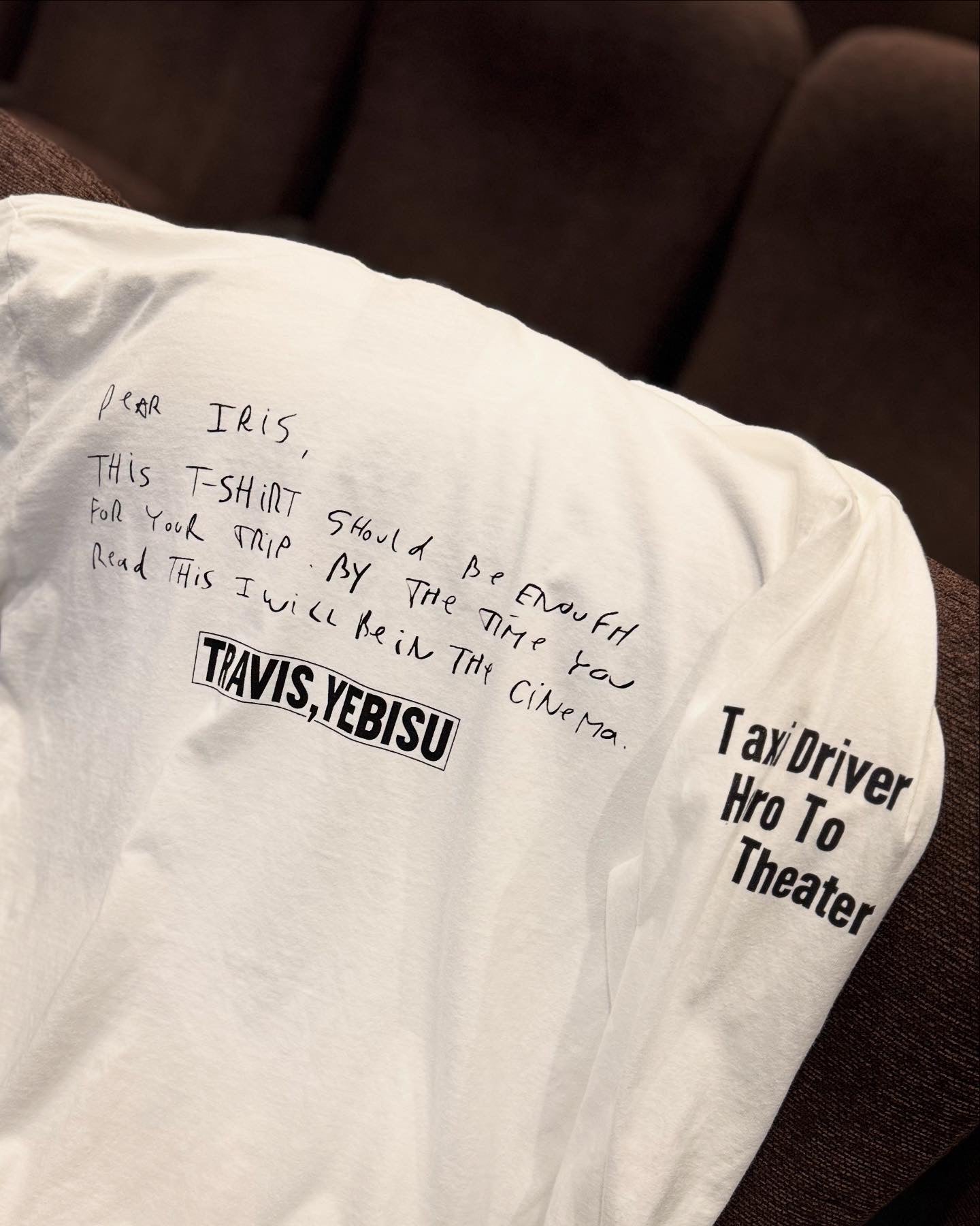 TRAVIS / TRAVIS,IRIS Long Sleeve Tee ~WHITE【SCENE10】