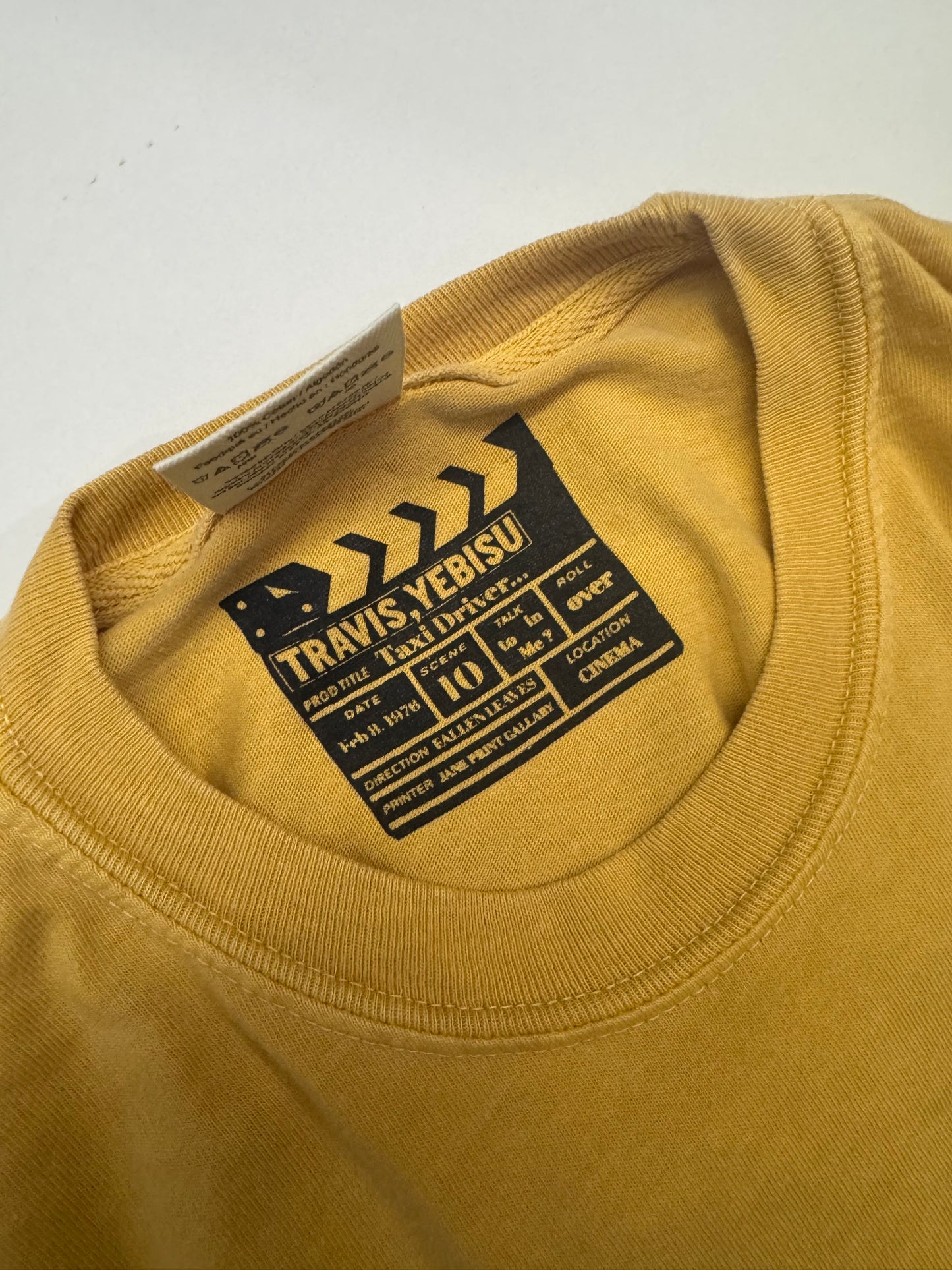 TRAVIS / TRAVIS,IRIS Long Sleeve Tee ~MUSTARD【SCENE10】