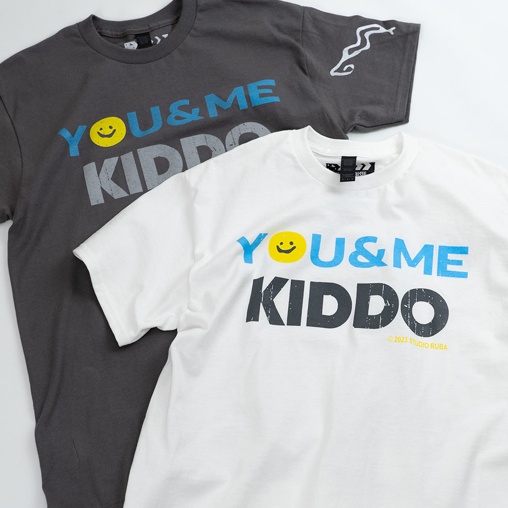 × KIDDO / Y☺︎U & ME T-shirt ~WHITE 【SCENE0】