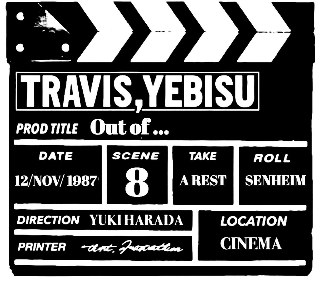 TRAVIS / LIVE IN BAGDAD T-shirt ~MUSTARD【SCENE8】