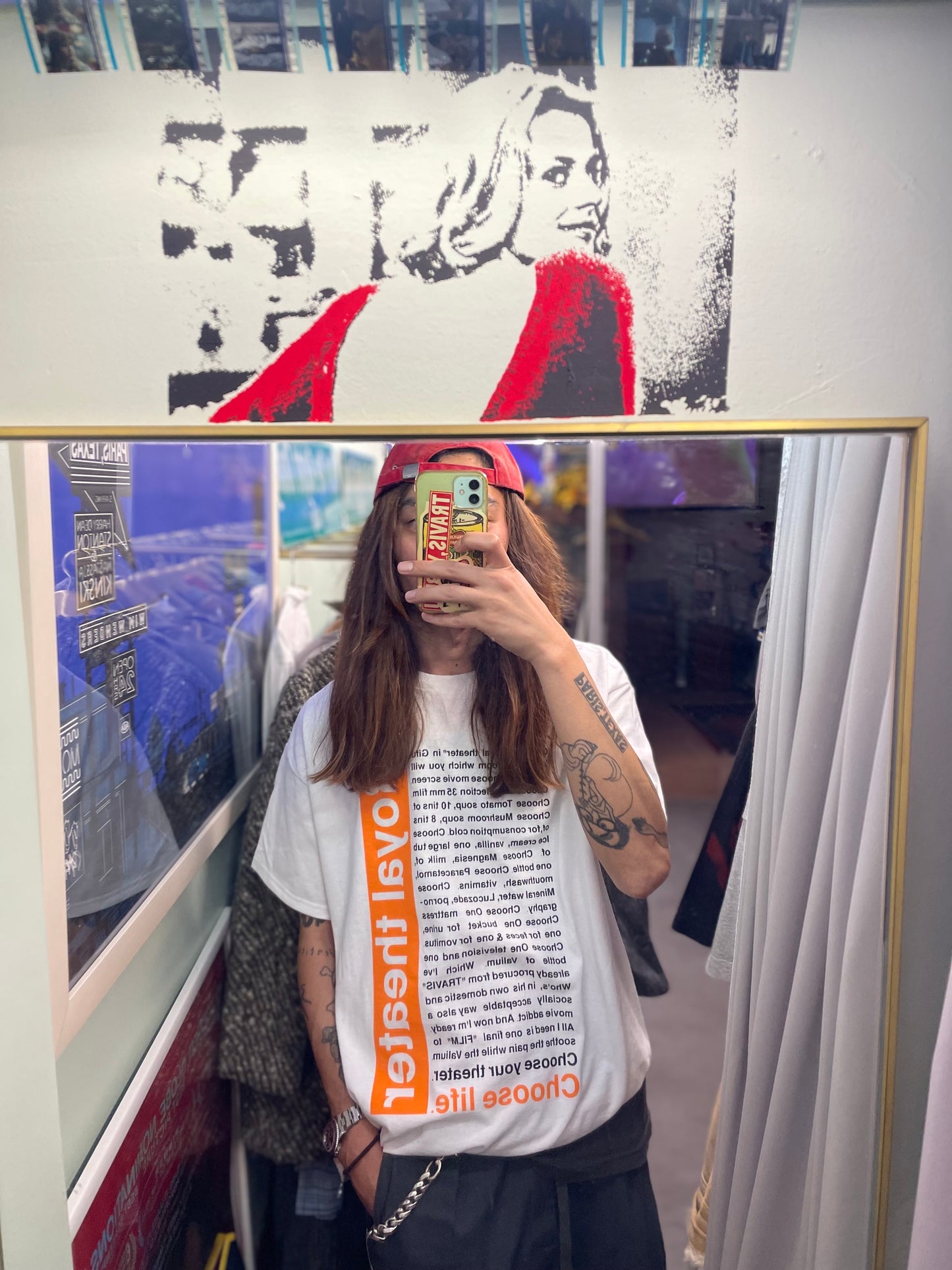 TRAVIS / ROYAL THEATER T-shirt ~ WHITE【SCENE0-1】