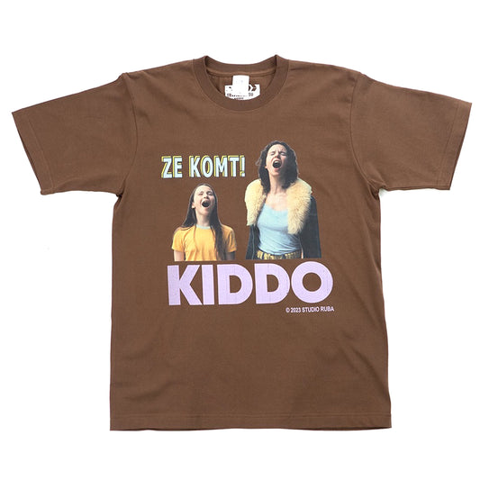 × KIDDO /  ZE KOMT! T-shirt ~BROWN【SCENE0】