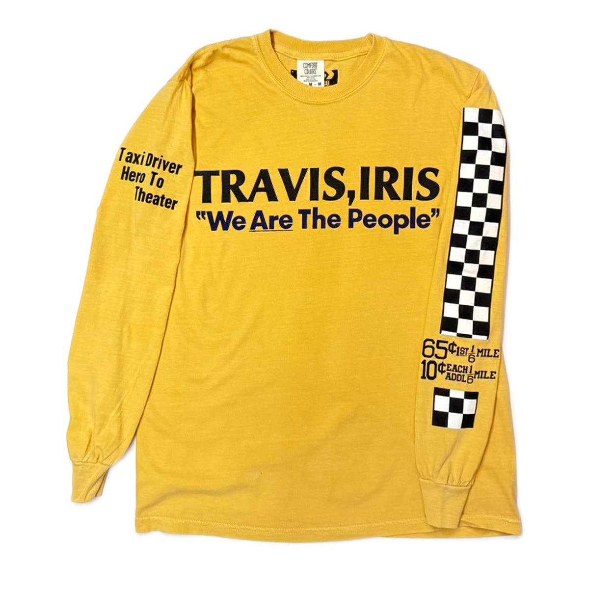 TRAVIS / TRAVIS,IRIS Long Sleeve Tee ~MUSTARD【SCENE10】Limited