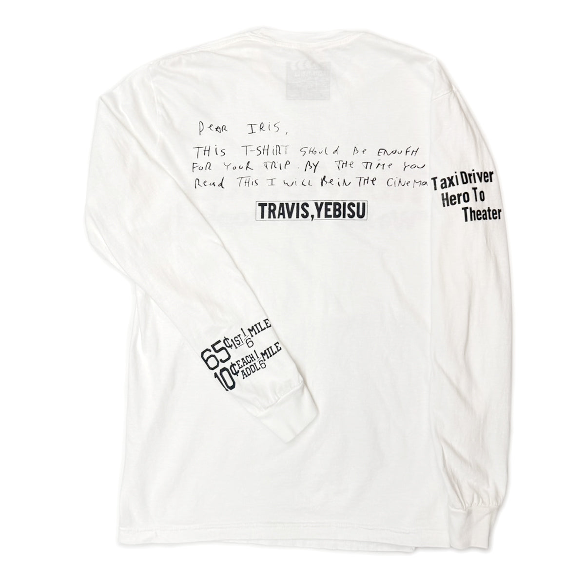 TRAVIS / TRAVIS,IRIS Long Sleeve Tee ~WHITE【SCENE10】