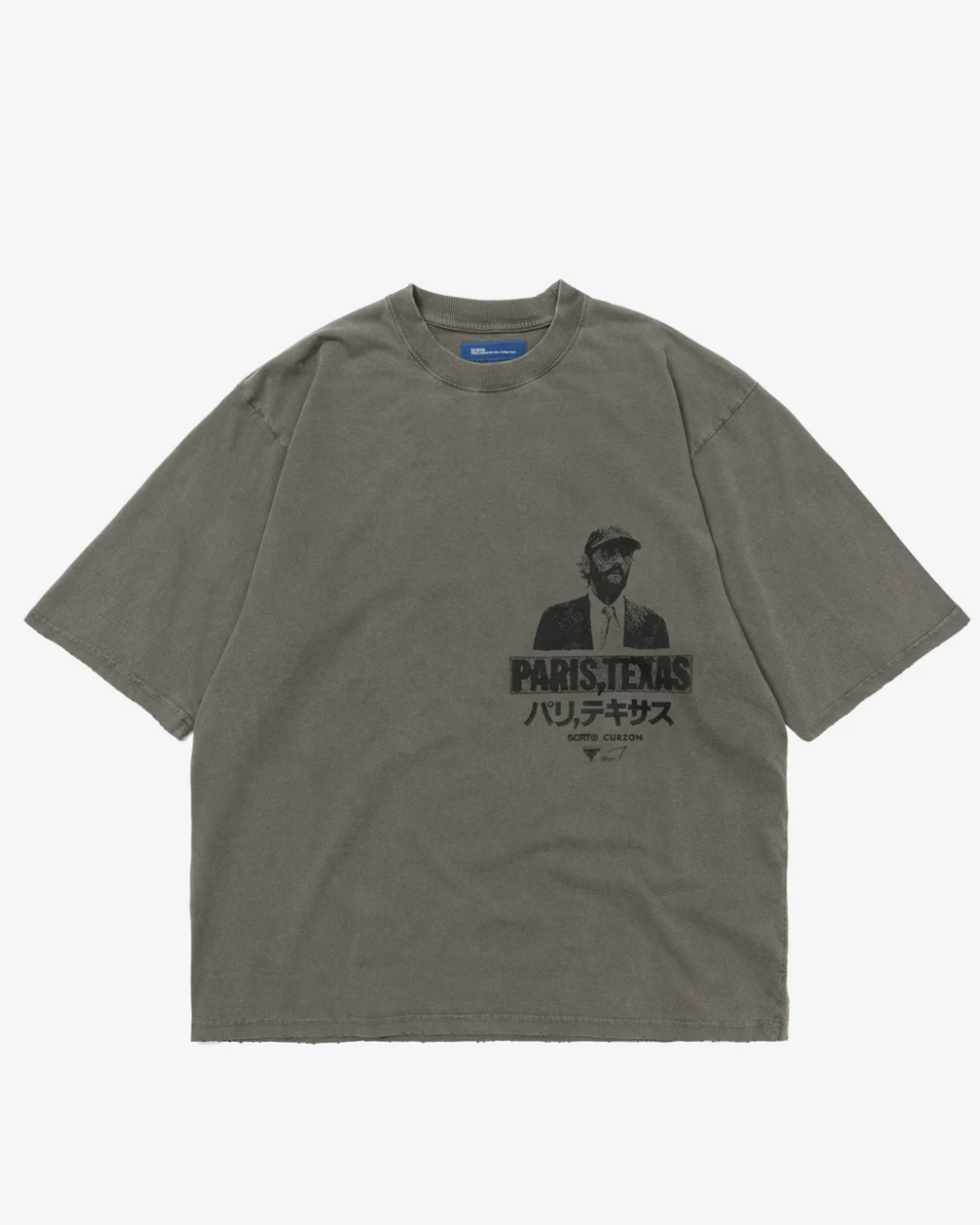 【PARIS,TEXAS】Mojave T-Shirt/ FADE BROWN "Offilial"【SCRT】