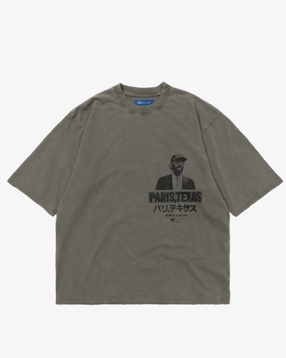 【PARIS,TEXAS】Mojave T-Shirt/ FADE BROWN "Offilial"【SCRT】