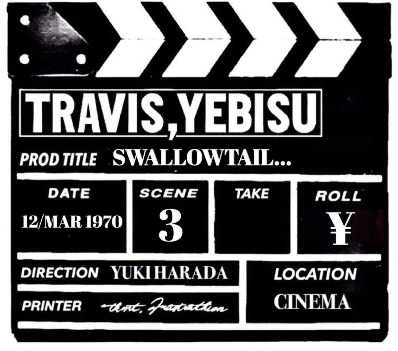 TRAVIS / SWALLOWTAIL Hoodie  ~BLACK【SCENE3】