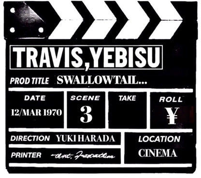 TRAVIS / SWALLOWTAIL Hoodie  ~BLACK【SCENE3】