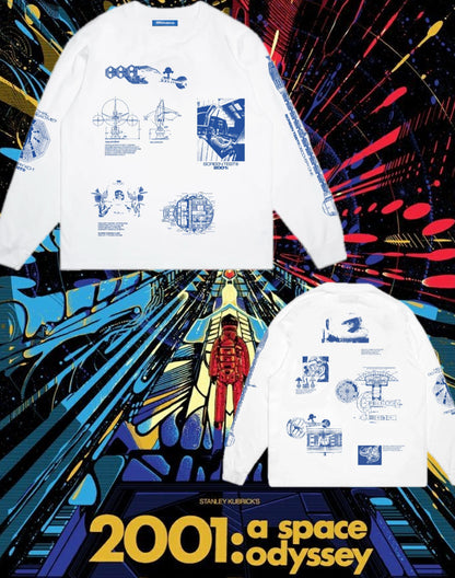 SCRT / Blueprint Longsleeve Tee【2001:A Space Odyssey】