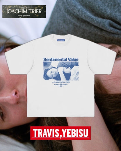 【Sentimental Value】New Punk T-shirt & Sticker Set/WHITE"Official"【SCRT】