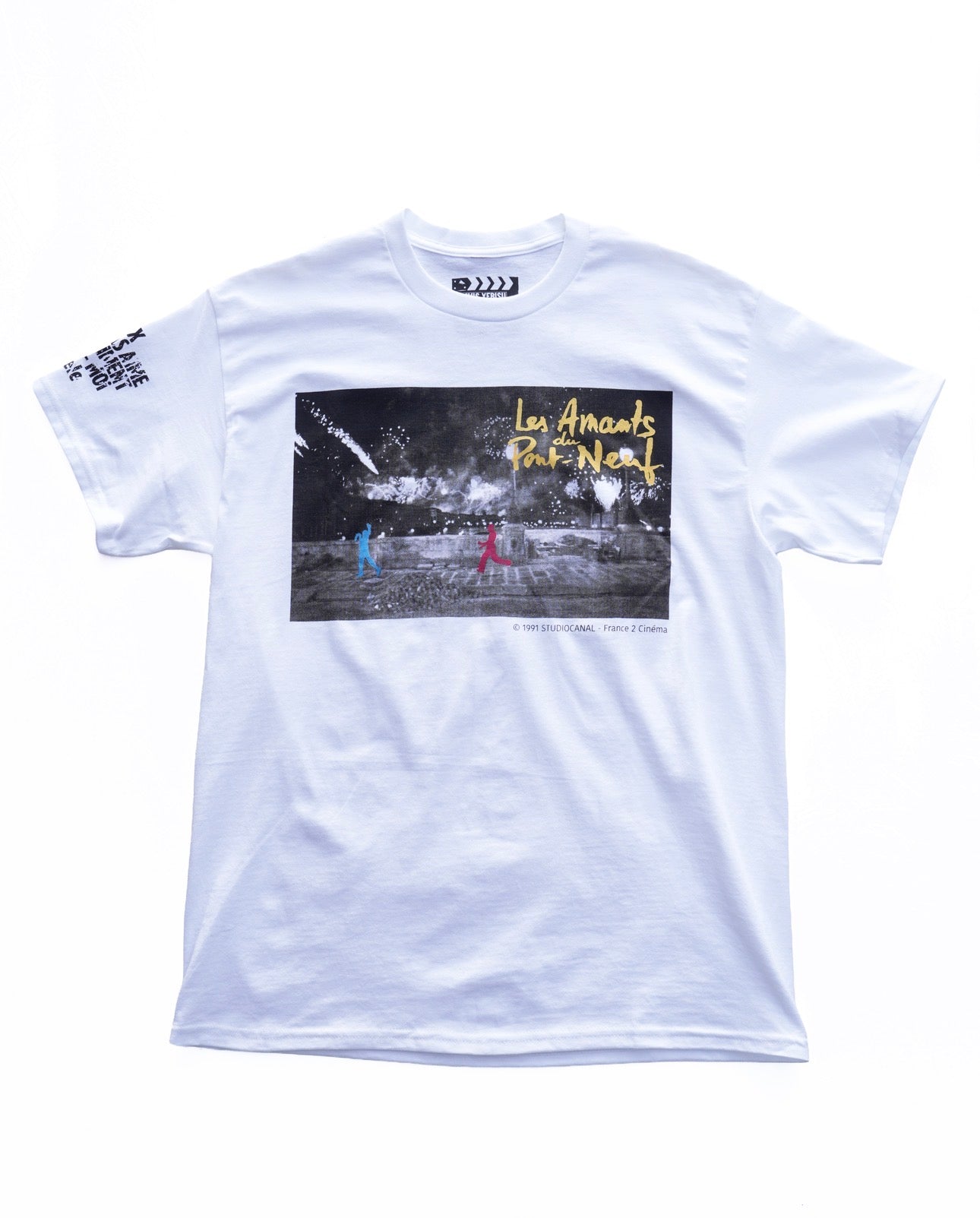 Les Amants du Pont-Neuf】Official T-shirt (Photo&Neon)/WHITE