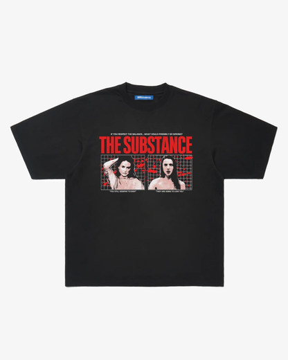 【THE SUBSTANCE】REMEMBER YOU ARE ONE T-shirt w)Sticker set/ BLACK "Official"【SCRT】