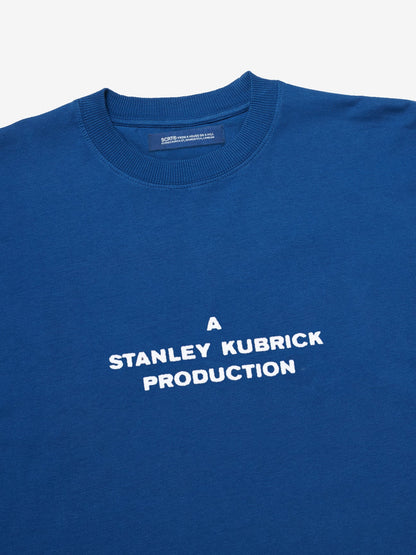 SCRT / A KUBRICK PRODUCTION T-Shirt ~BLUE【STANLEY KUBRICK】