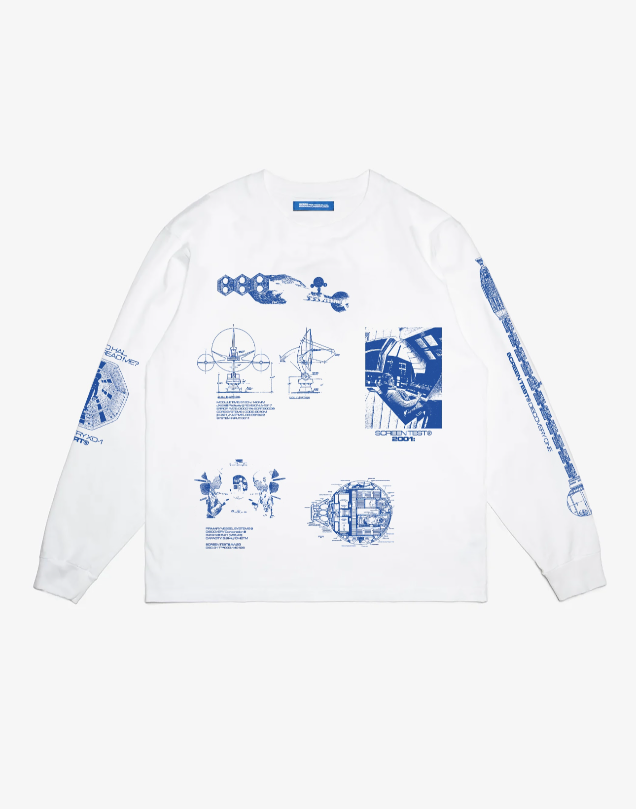 SCRT / Blueprint Longsleeve Tee【2001:A Space Odyssey】