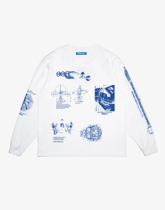 SCRT / Blueprint Longsleeve Tee【2001:A Space Odyssey】