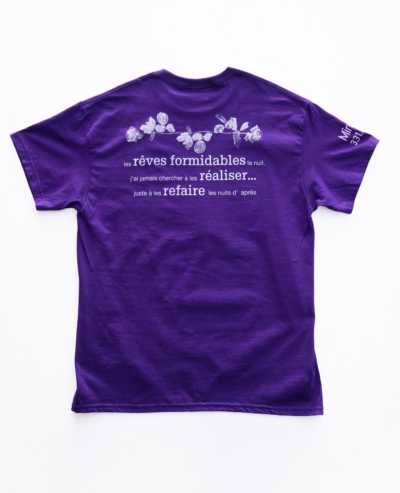 【BOY MEETS GIRL】Official T-shirt (Title&Call/Vinyl)/PURPLE【SCENE0】