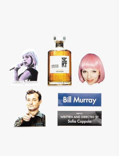 SCRT / Credits Longsleeve ~BLUE~ & 6 Stickers【Lost In Translation】