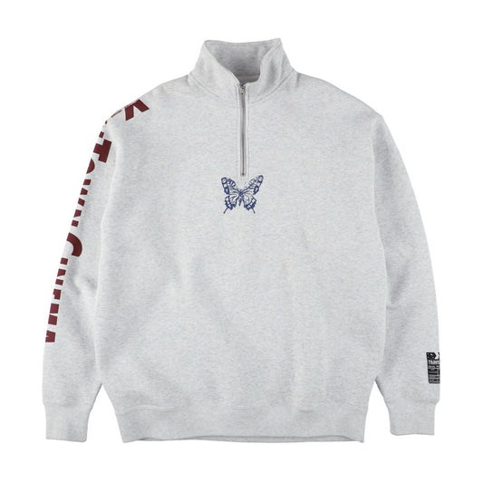 TRAVIS / SWALLOWTAIL Half Zip Sweat  ~ LIGHT GRAY【SCENE3】