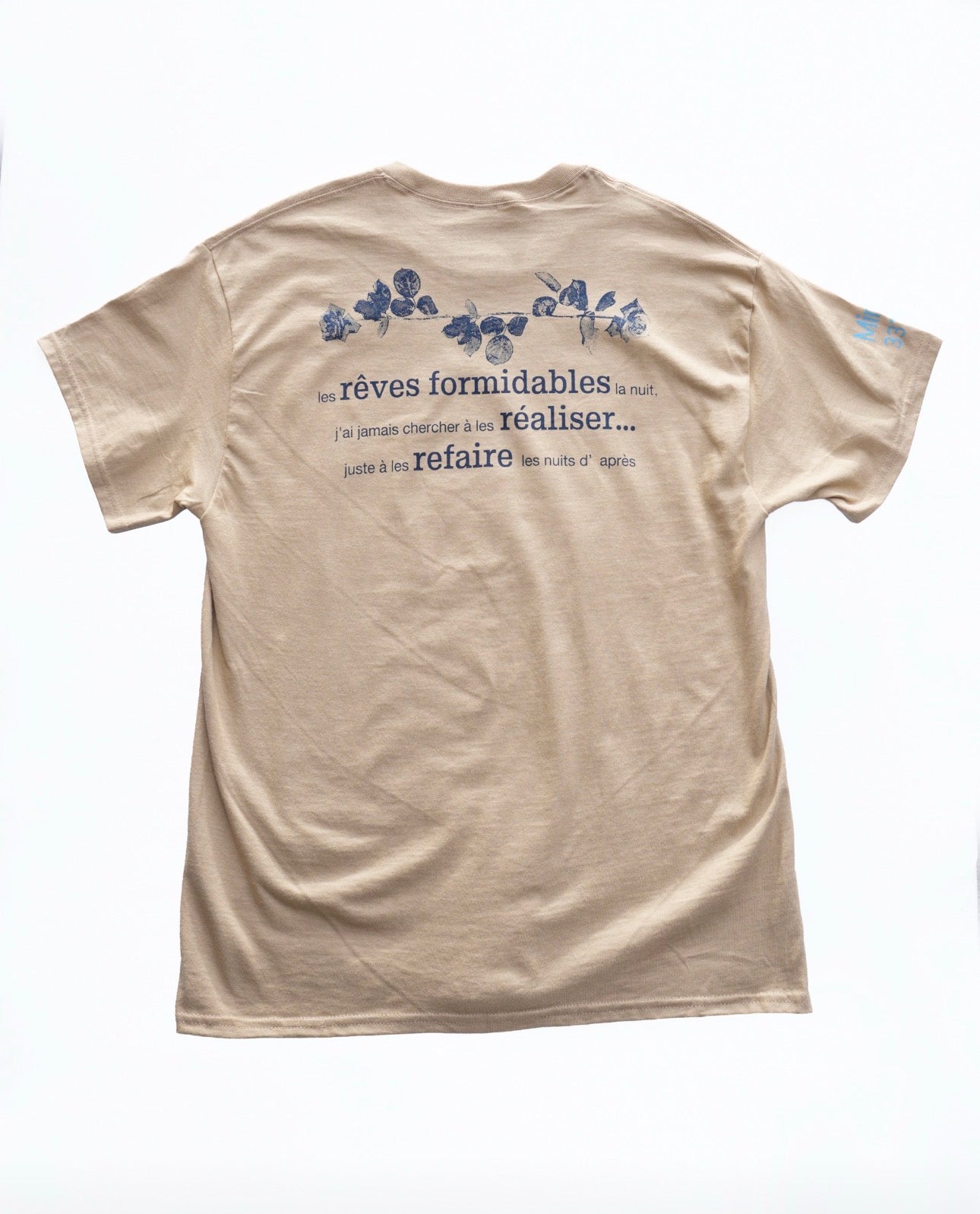 【BOY MEETS GIRL】Official T-shirt (Title&Call/Vinyl)/BEIGE【SCENE0】
