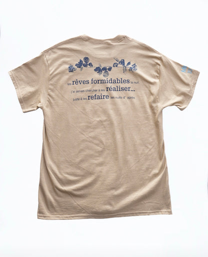 【BOY MEETS GIRL】Official T-shirt (Title&Call/Vinyl)/BEIGE【SCENE0】