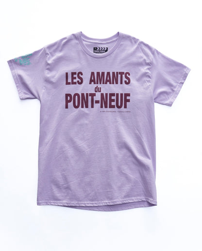 【Les Amants du Pont-Neuf】Official T-shirt (Title&Neon)/L.PURPLE【SCENE0】