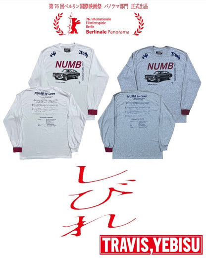 【しびれ】NUMB to Love Longsleeve T-shirt/ GRAY(TRAVIS Limited)
