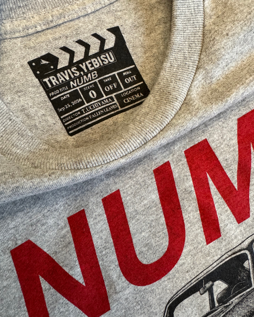 【しびれ】NUMB to Love Longsleeve T-shirt/ GRAY(TRAVIS Limited)