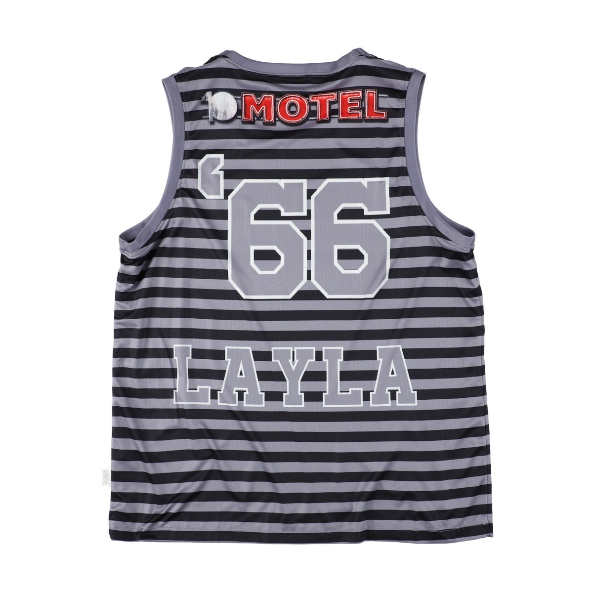 TRAVIS / BILLY & LAYLA '66 Basketball Jersey ~GY&BK BORDER【SCENE6】