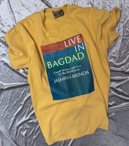 TRAVIS / LIVE IN BAGDAD T-shirt ~MUSTARD【SCENE8】