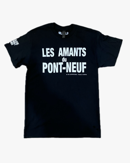 【Les Amants du Pont-Neuf】Les Amants du Pont-Neuf T-shirt (Title&Neon)/BLACK【SCENE0】