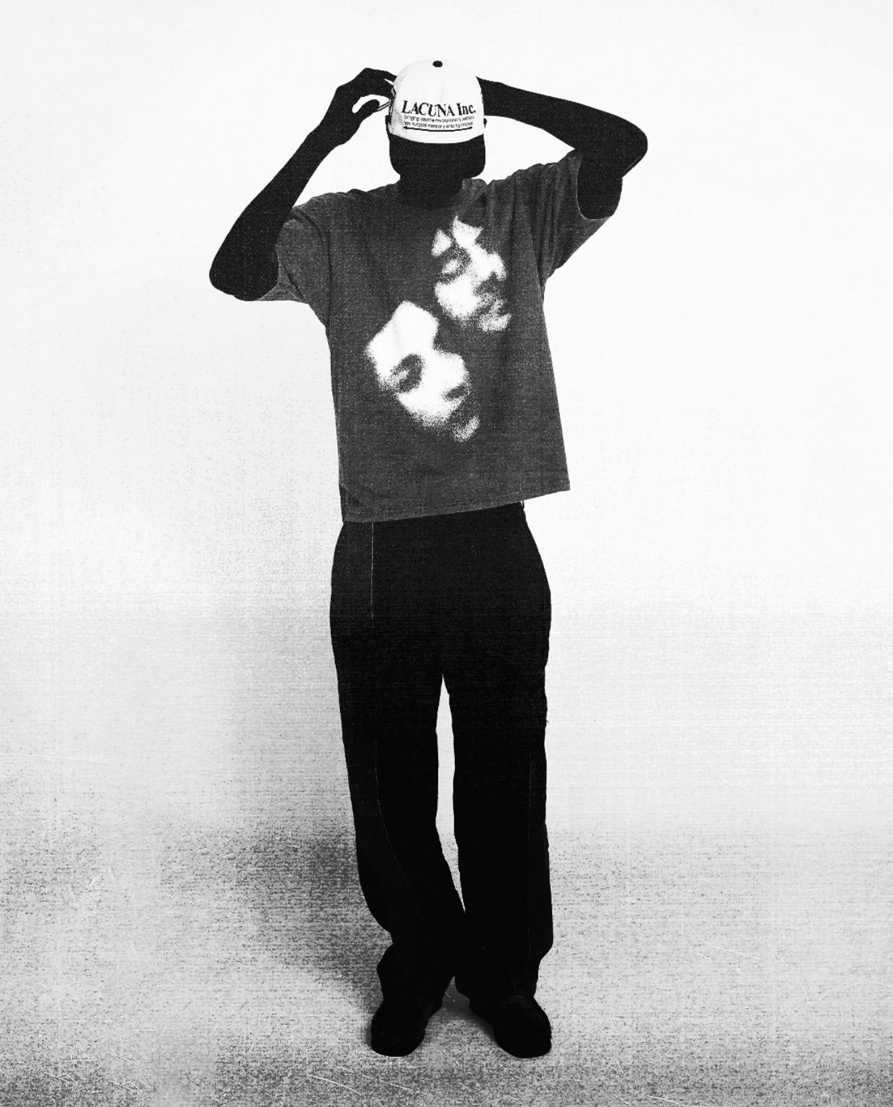 【Eternal Sunshine of the Spotless Mind】 Faded Memory T-shirt/W WASHED BLACK【SCRT】