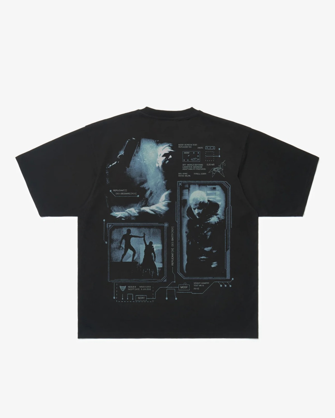 【BLADE RUNNER】Tears in Rain T-shirt/BLACK【SCRT】