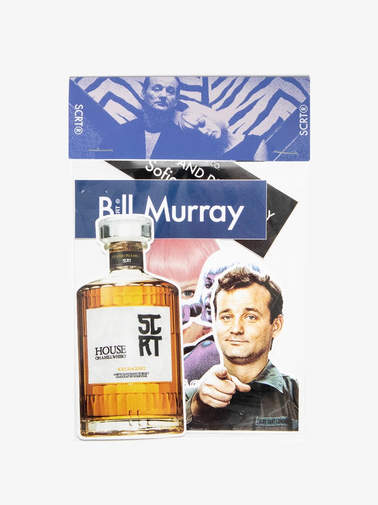 SCRT / Credits Longsleeve ~BLUE~ & 6 Stickers【Lost In Translation】