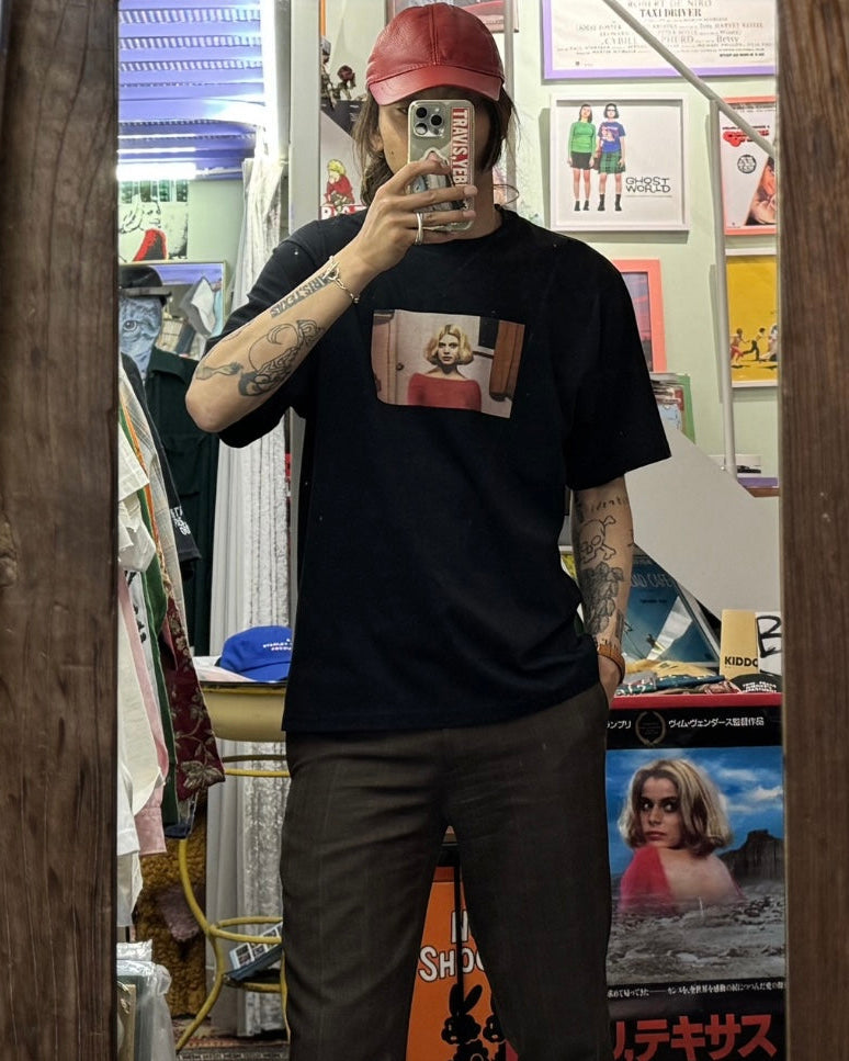 【PARIS,TEXAS】Jane T-shirt /BLACK "Official"【SCRT】