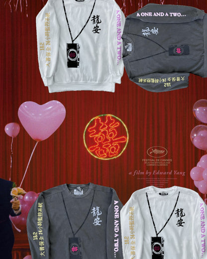 【YIYI:a one and a two】N.J & Min-Min's Sweat shirt/WHITE【SCENE12】