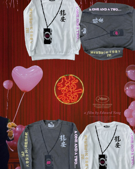 【YIYI:a one and a two】N.J & Min-Min's Sweat shirt/WHITE【SCENE12】