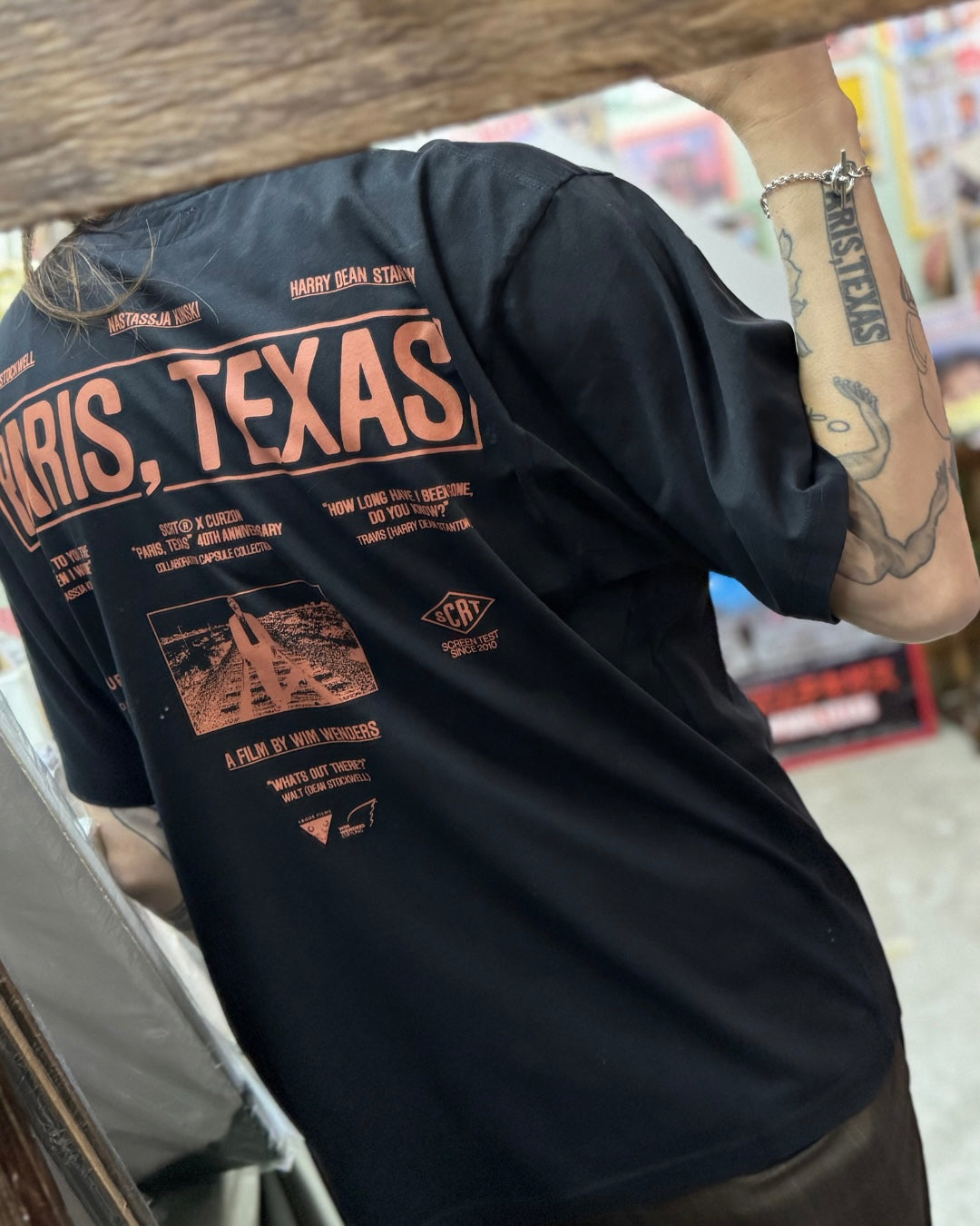 PARIS,TEXAS】Jane T-shirt /BLACK 