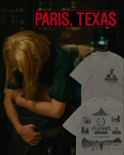 【PARIS,TEXAS】Mojave T-Shirt/ FADE BROWN "Offilial"【SCRT】
